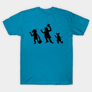 Hitchhiking Ghosts - Black silhouette T-Shirt